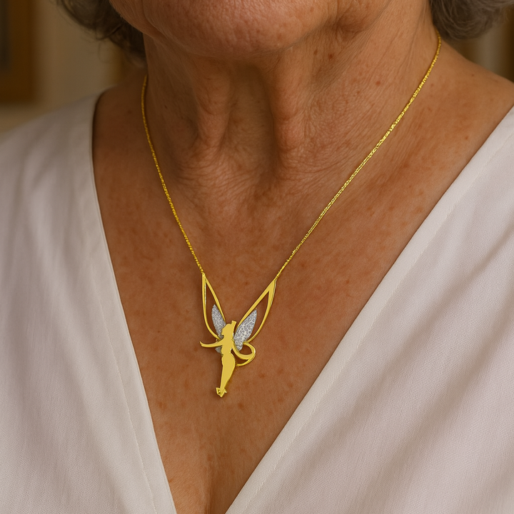 Złoty i Srebrny Naszyjnik Wróżki