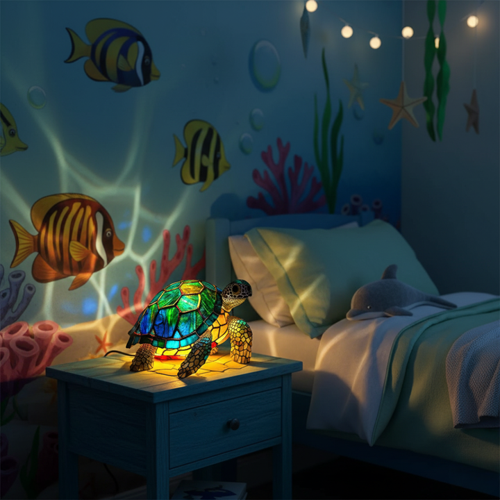 Lampa „Molokai” z motywem żółwia