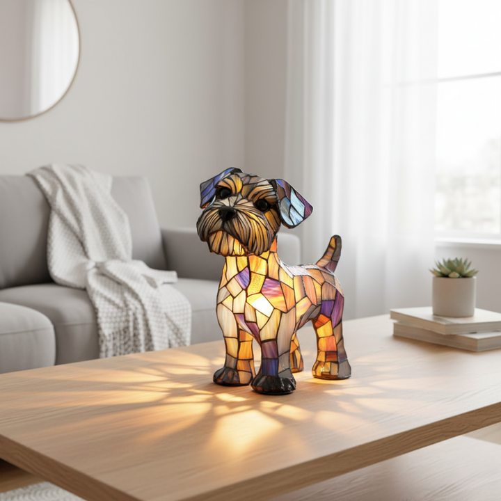 Terrier z głową „stolthead”